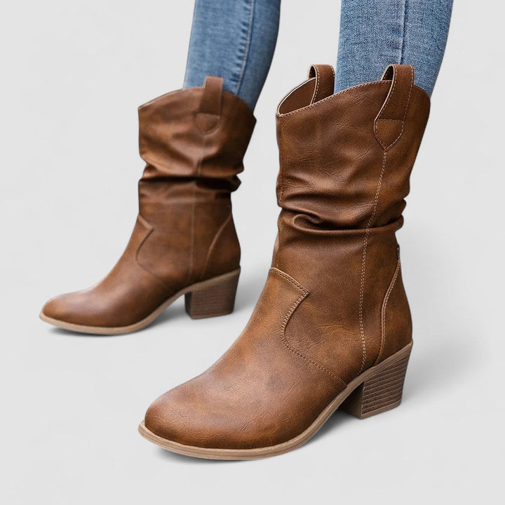 Agnès Paris | Bottes en cuir orthopédique Vivian