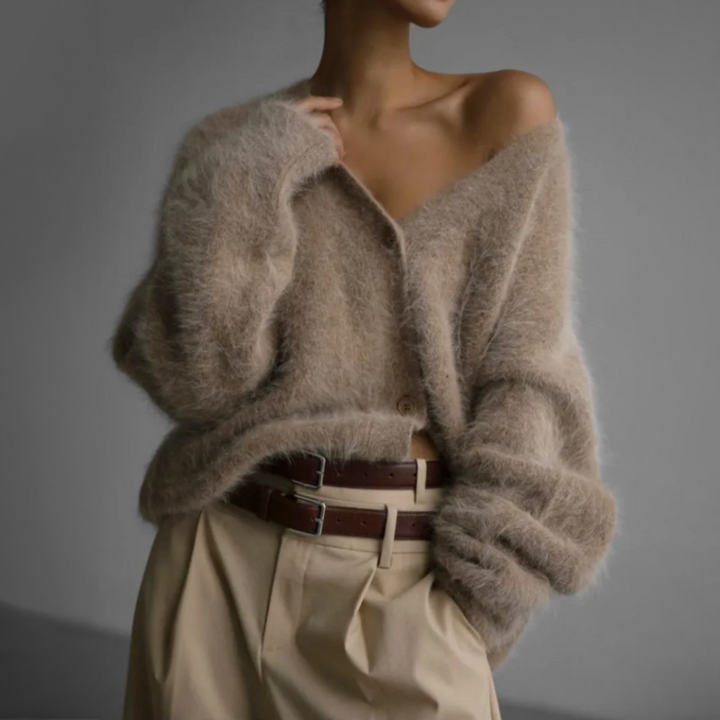 Agnès Paris | Cardigan Mohair Duveteux Élise