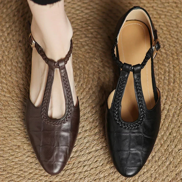 Agnès Paris | Babies Cuir Bride Tressée Odile