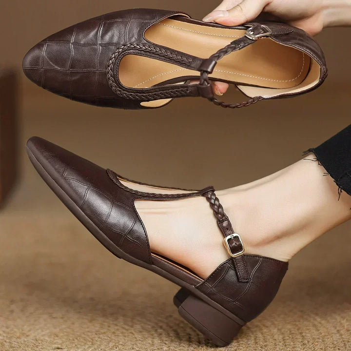Agnès Paris | Babies Plates en Cuir Charlotte