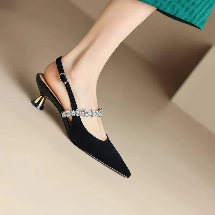 Agnès Paris | Escarpins Slingback Cristal Pauline