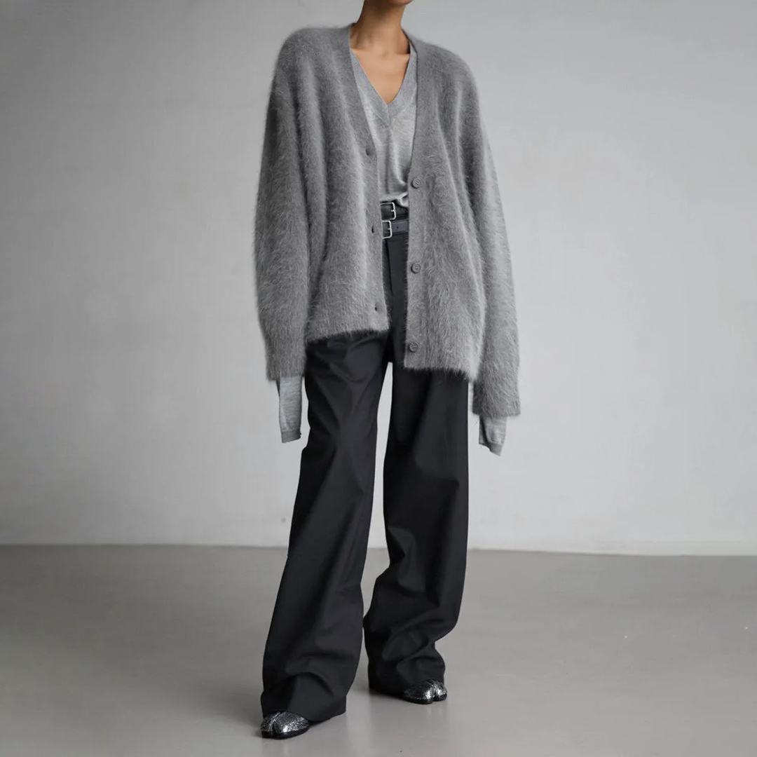 Agnès Paris | Cardigan Mohair Duveteux Élise