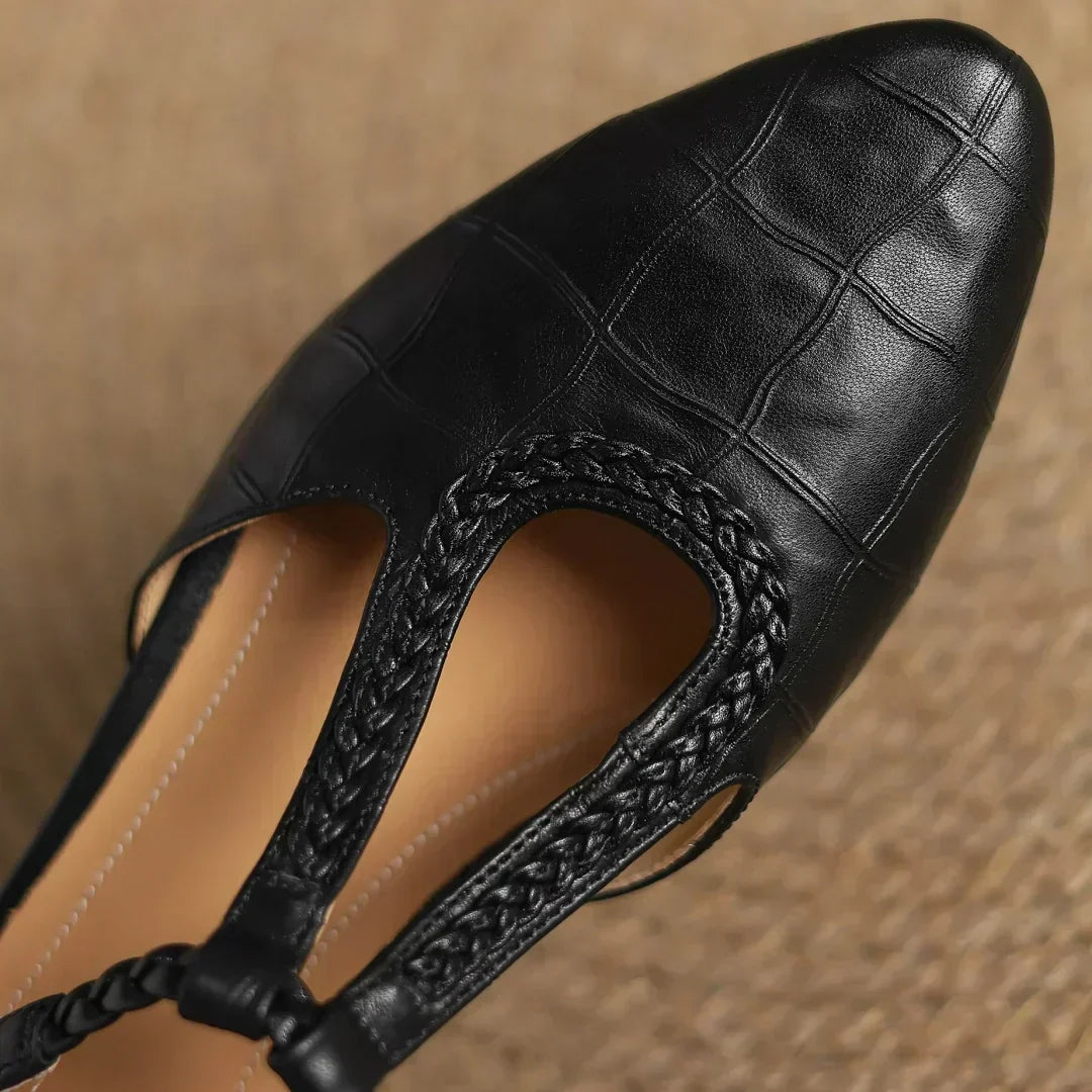 Agnès Paris | Babies Cuir Bride Tressée Odile