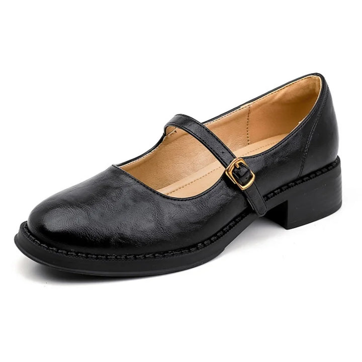 Agnès Paris | Babies Cuir Talon Bas Danielle