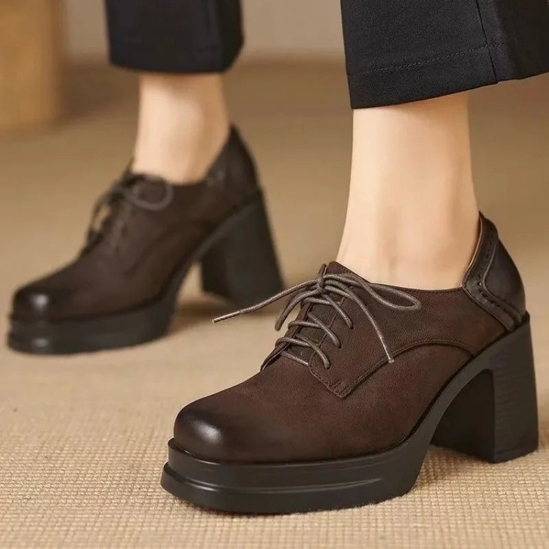 Agnès Paris | Derbies Talon Plateforme Vintage Juliette
