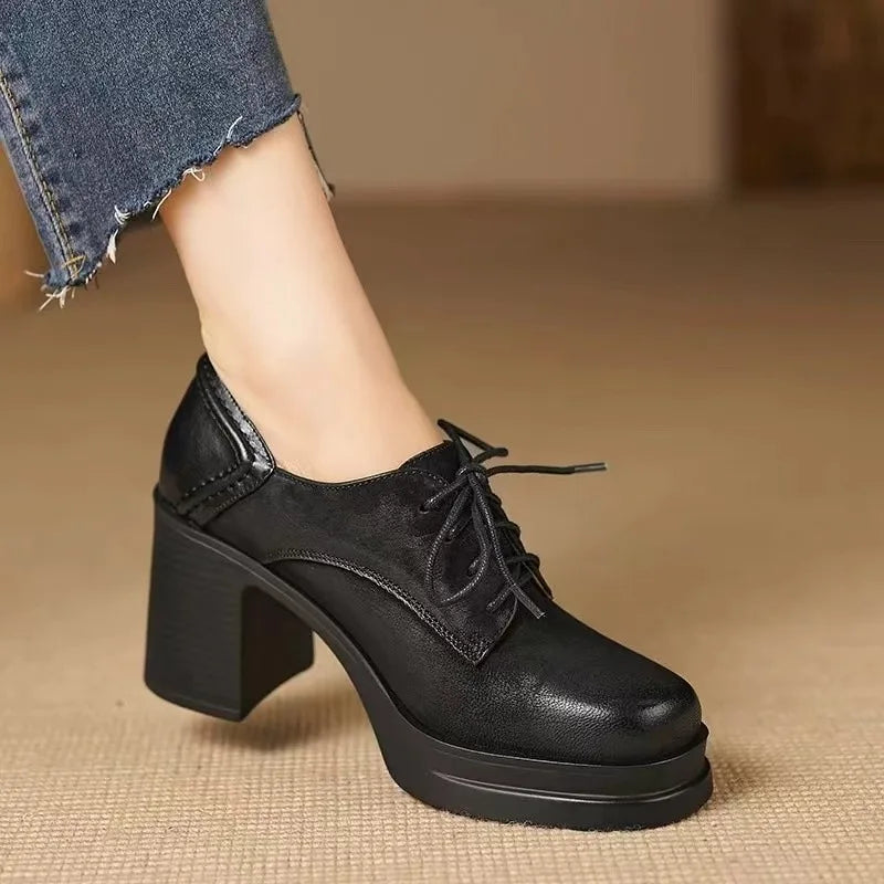 Agnès Paris | Derbies Talon Plateforme Vintage Juliette