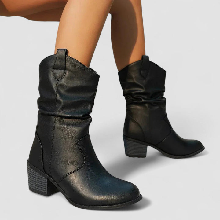 Agnès Paris | Bottes en cuir orthopédique Vivian