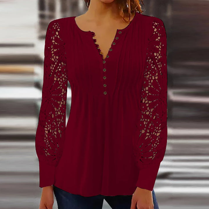Agnès Paris | Blouse Sophistiquée à Manches Longues Marianne