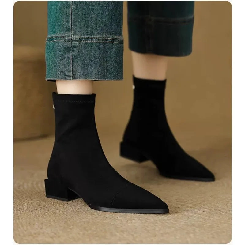 Agnès Paris | Bottines Confort à Talon Bloc Anouk