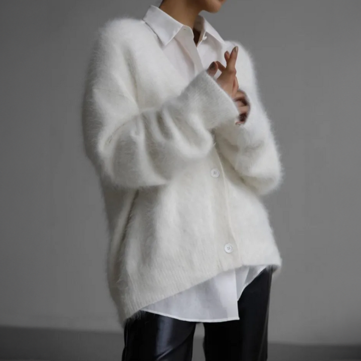 Agnès Paris | Cardigan Mohair Duveteux Élise