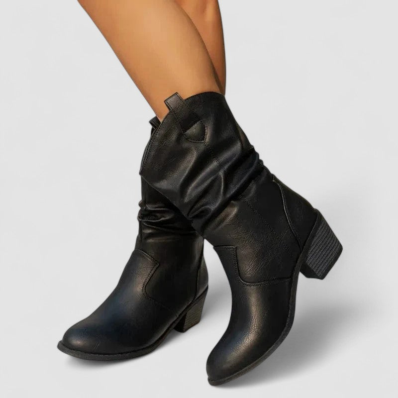 Agnès Paris | Bottes en cuir orthopédique Vivian