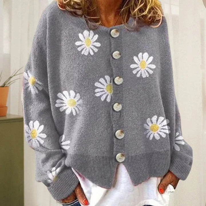 Agnès Paris | Cardigan Fleurs Marguerites Sandrine