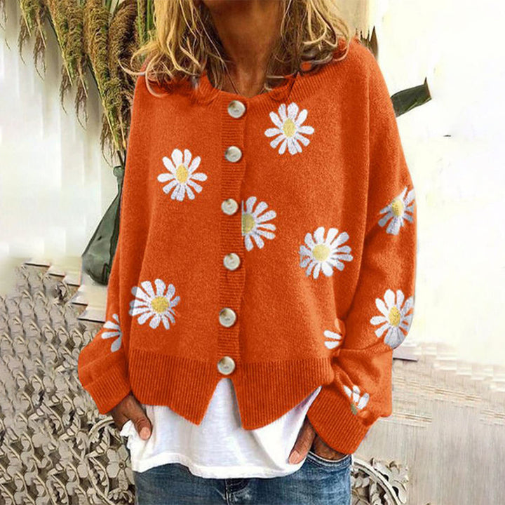 Agnès Paris | Cardigan Fleurs Marguerites Sandrine