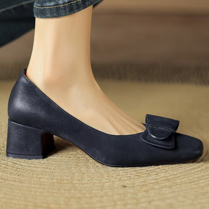 Agnès Paris | Escarpins à Nœud et Petit Talon Monique