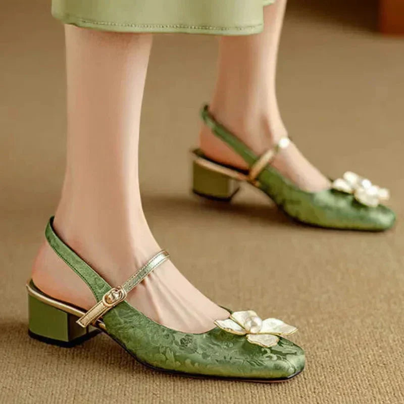 Agnès Paris | Escarpins Fleur Nacrée Sophie