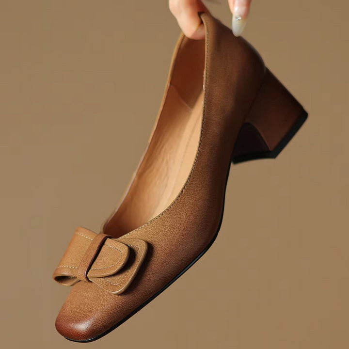 Agnès Paris | Escarpins à Nœud et Petit Talon Monique