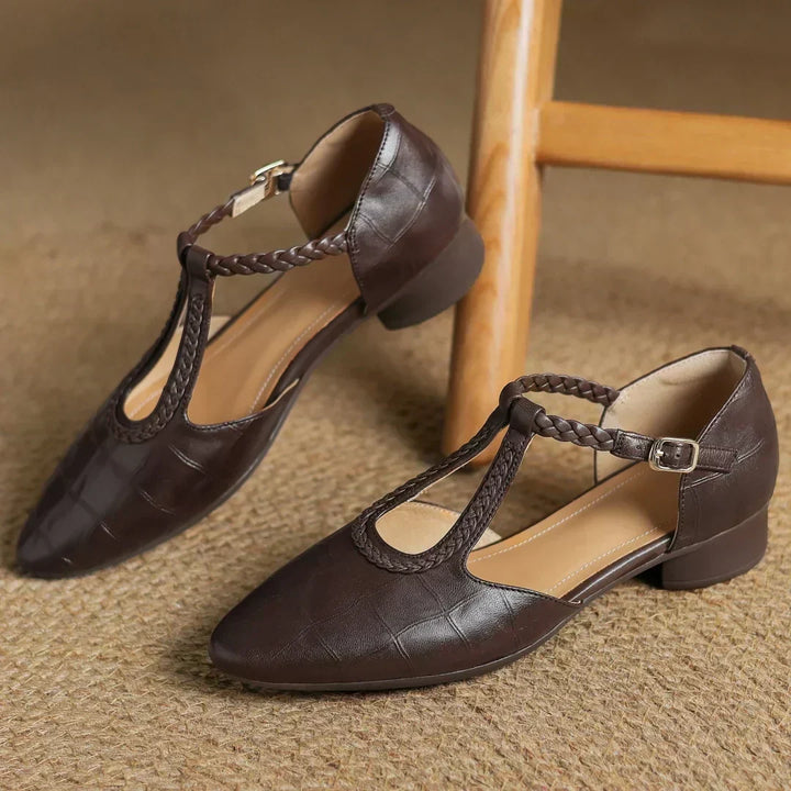 Agnès Paris | Babies Cuir Bride Tressée Odile
