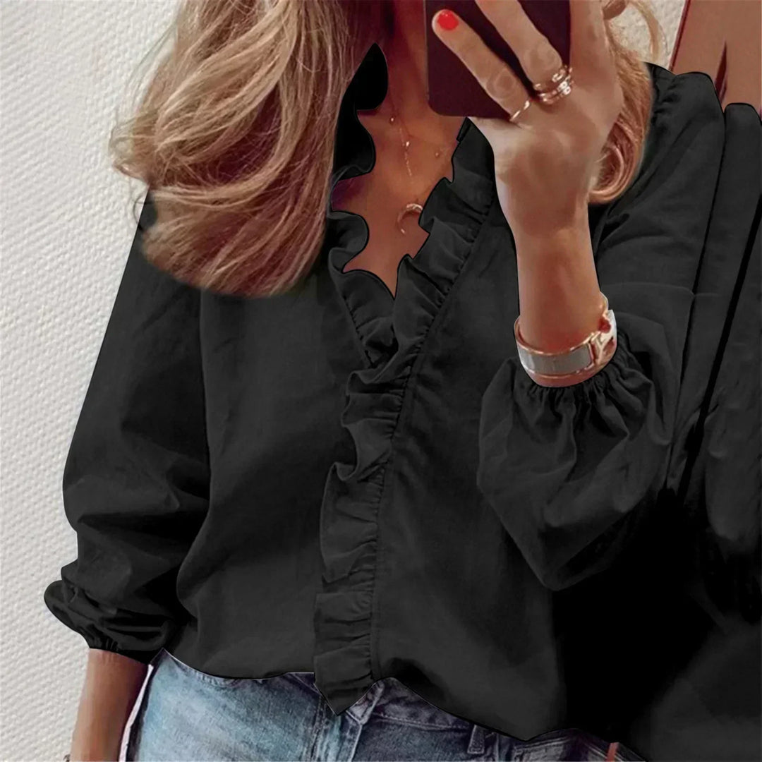 Agnès Paris | Blouse Élégante à Manches Longues Maren