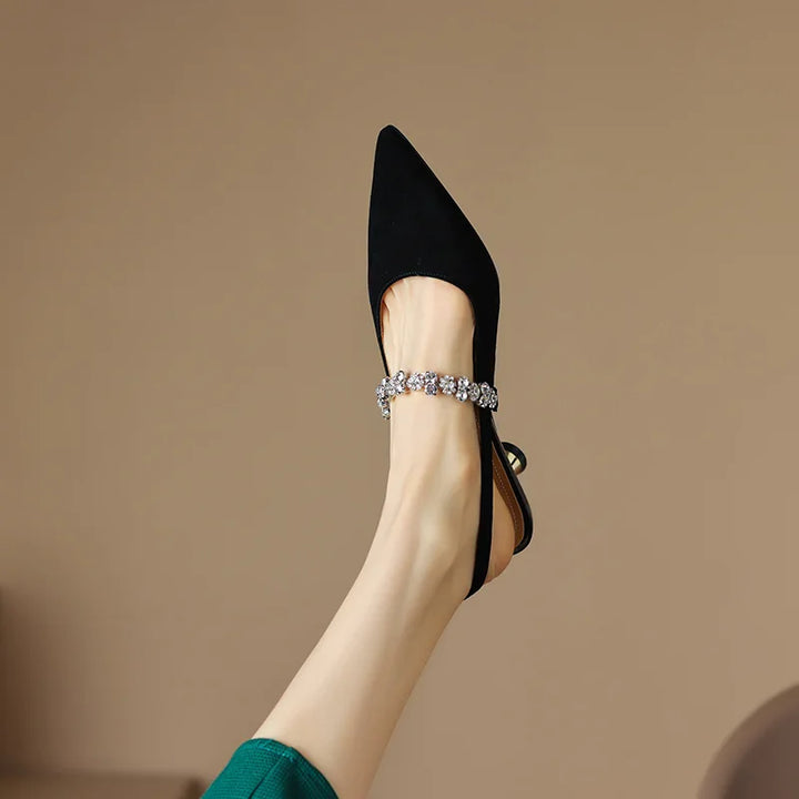 Agnès Paris | Escarpins Slingback Cristal Pauline