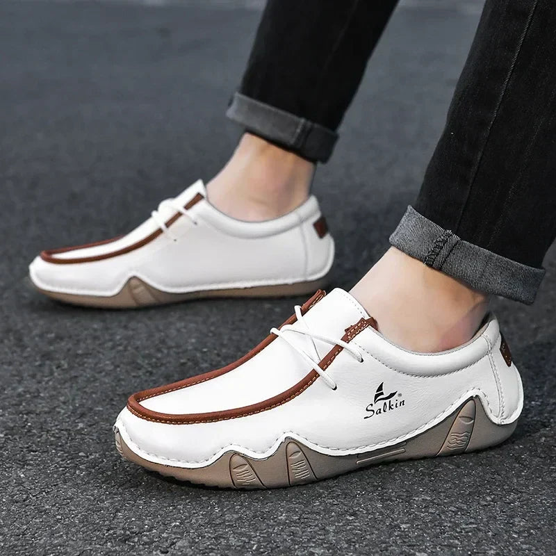 Agnès Paris | CHAUSSURES ORTHOPÉDIQUES EN CUIR À AJUSTEMENT PRÉCIS
