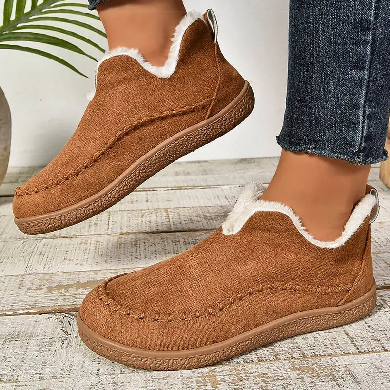 Agnès Paris | Mocassins Fourrés Col Douillet Brigitte