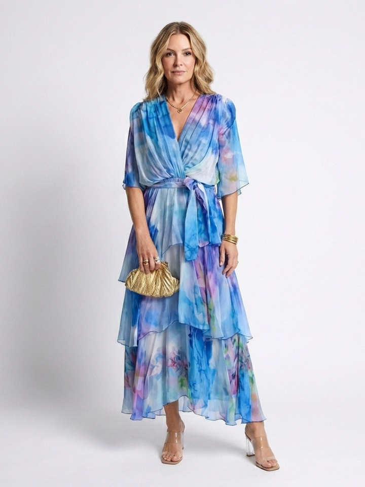 Agnès Paris | Robe maxi à décolleté Calista