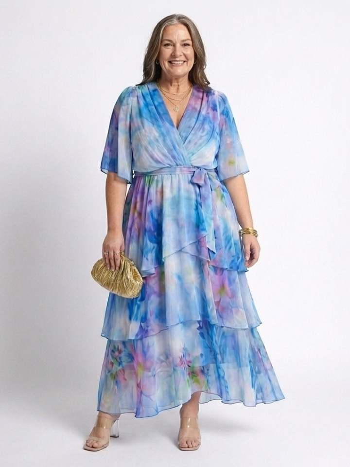 Agnès Paris | Robe maxi à décolleté Calista