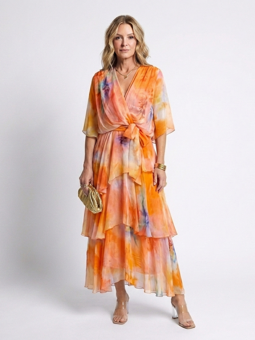Agnès Paris | Robe maxi à décolleté Calista