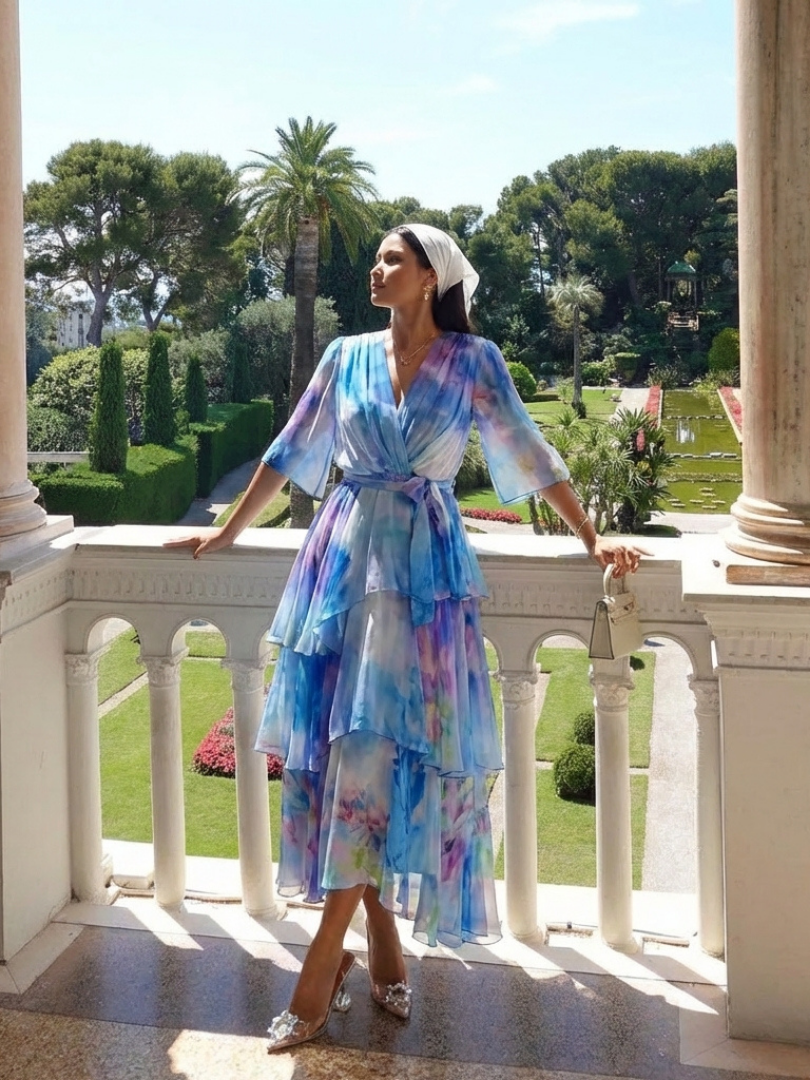 Agnès Paris | Robe maxi à décolleté Calista