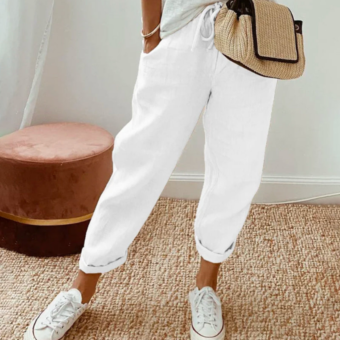 Agnès Paris | Pantalon élégant coton