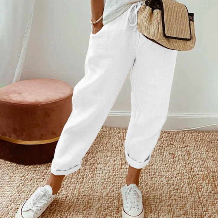 Agnès Paris | Pantalon élégant coton