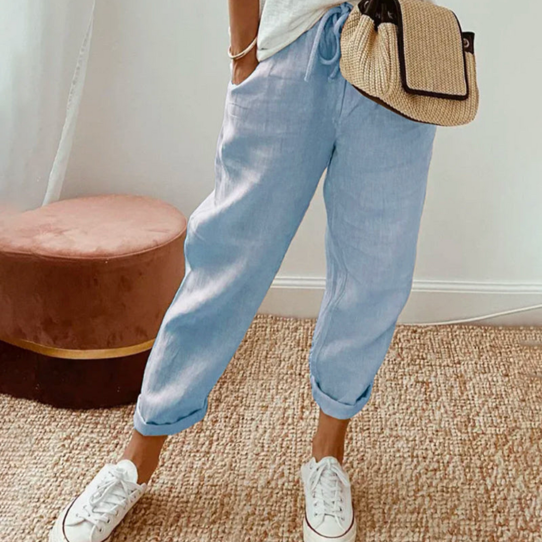 Agnès Paris | Pantalon élégant coton