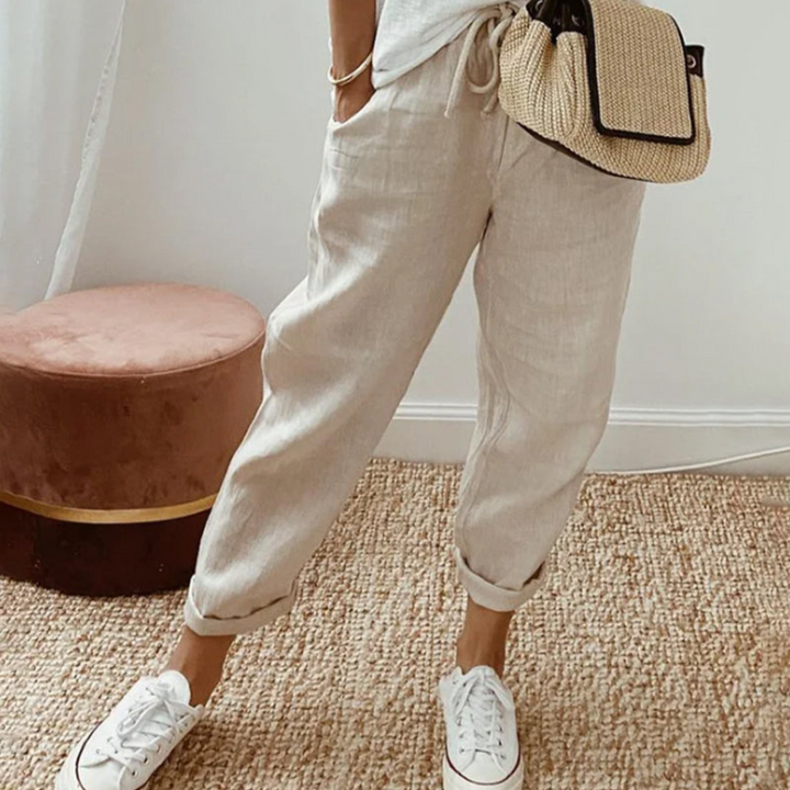 Agnès Paris | Pantalon élégant coton