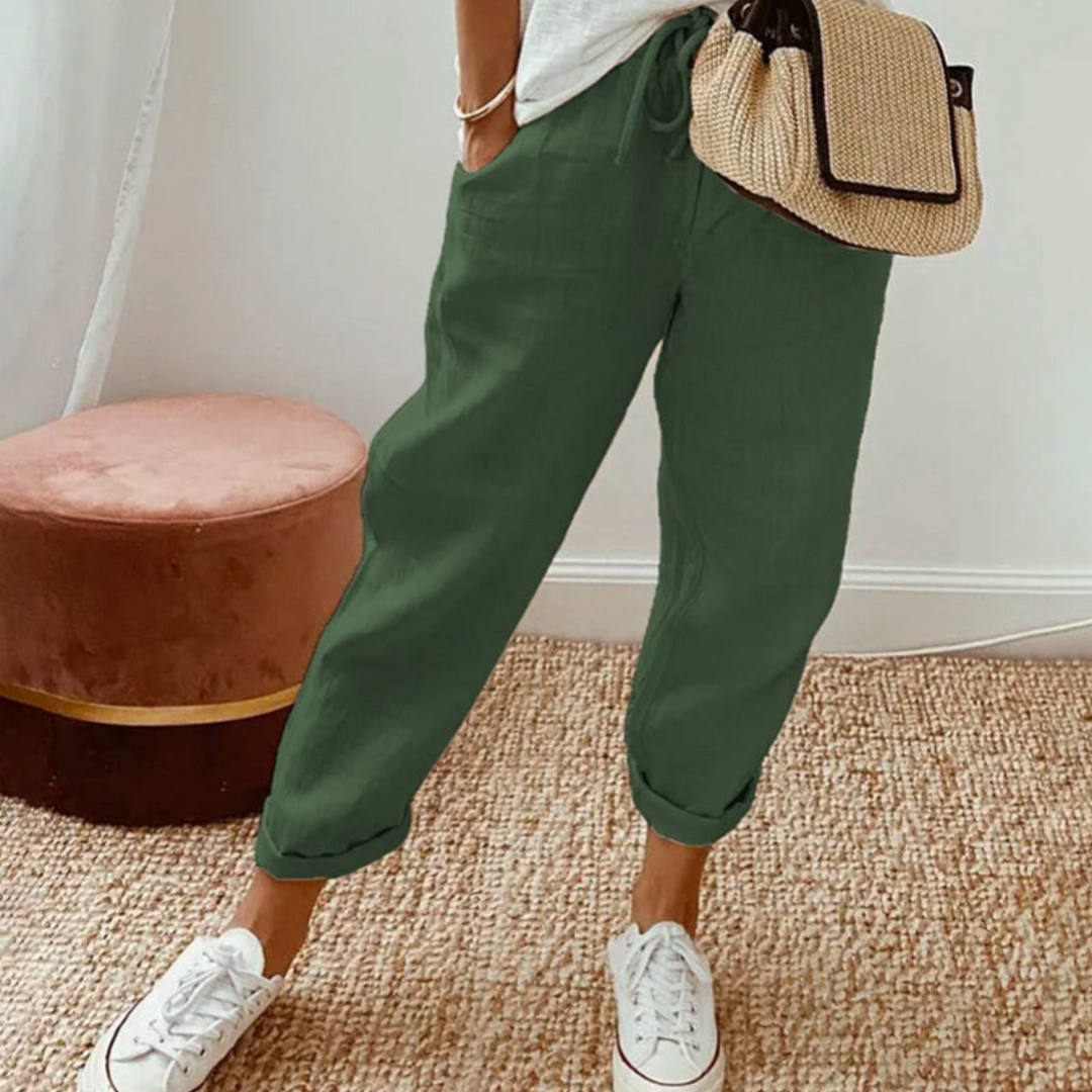 Agnès Paris | Pantalon élégant coton