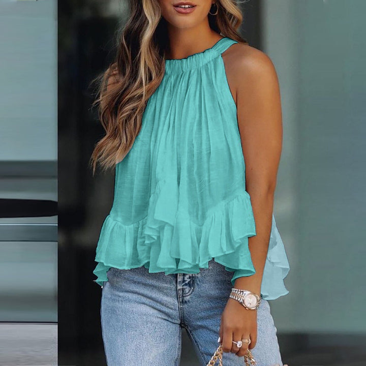 Agnès Paris | Blouse à volants texturée Karianne