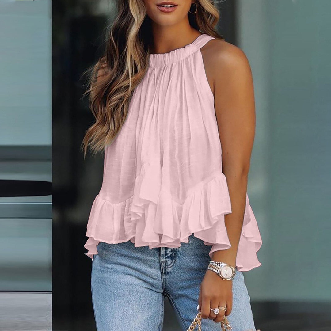 Agnès Paris | Blouse à volants texturée Karianne