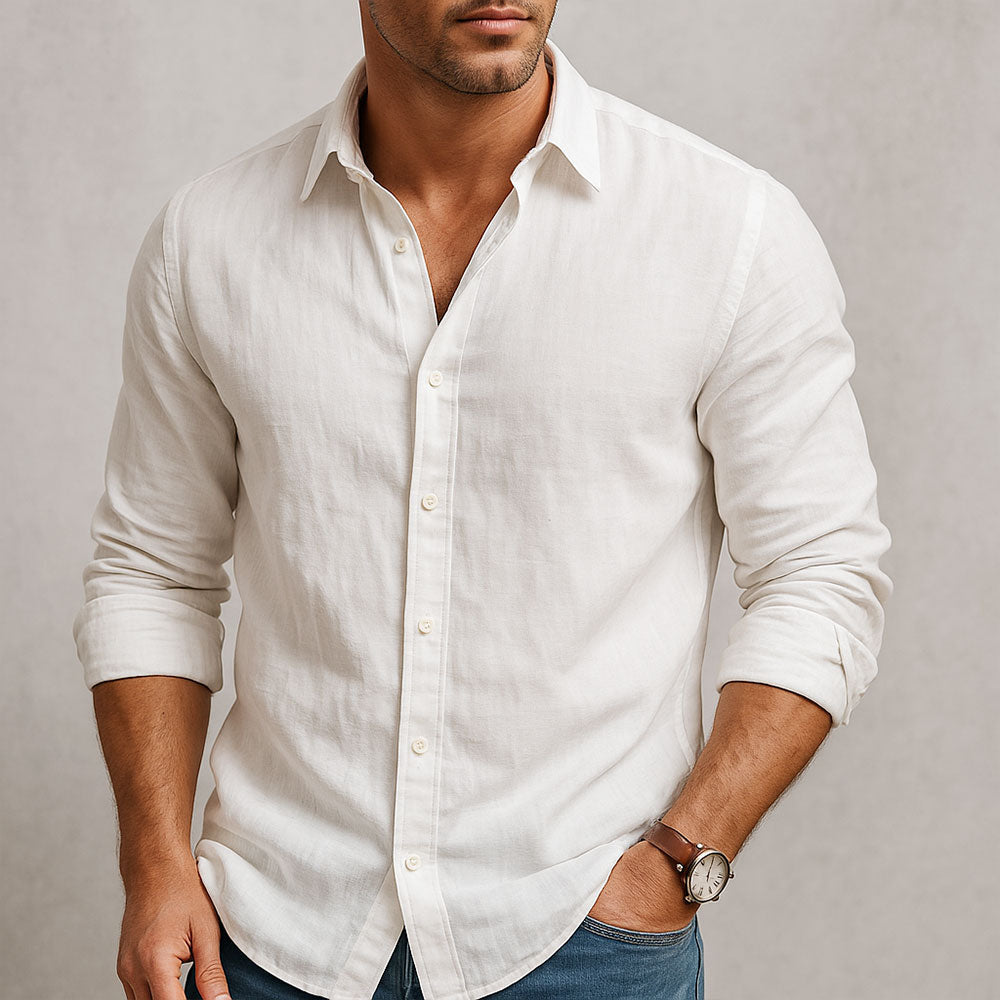 Agnès Paris | CHEMISE ESSENTIELLE EN LIN POUR HOMME