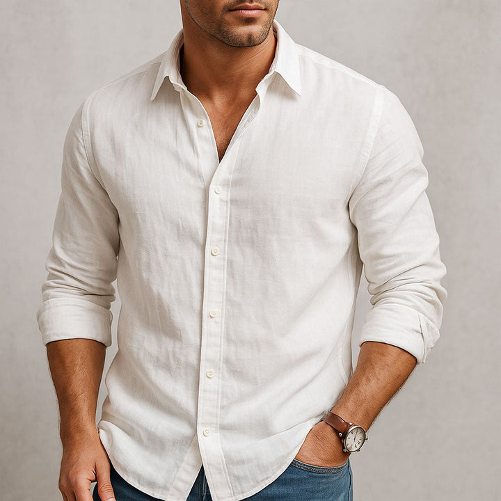 Agnès Paris | CHEMISE ESSENTIELLE EN LIN POUR HOMME