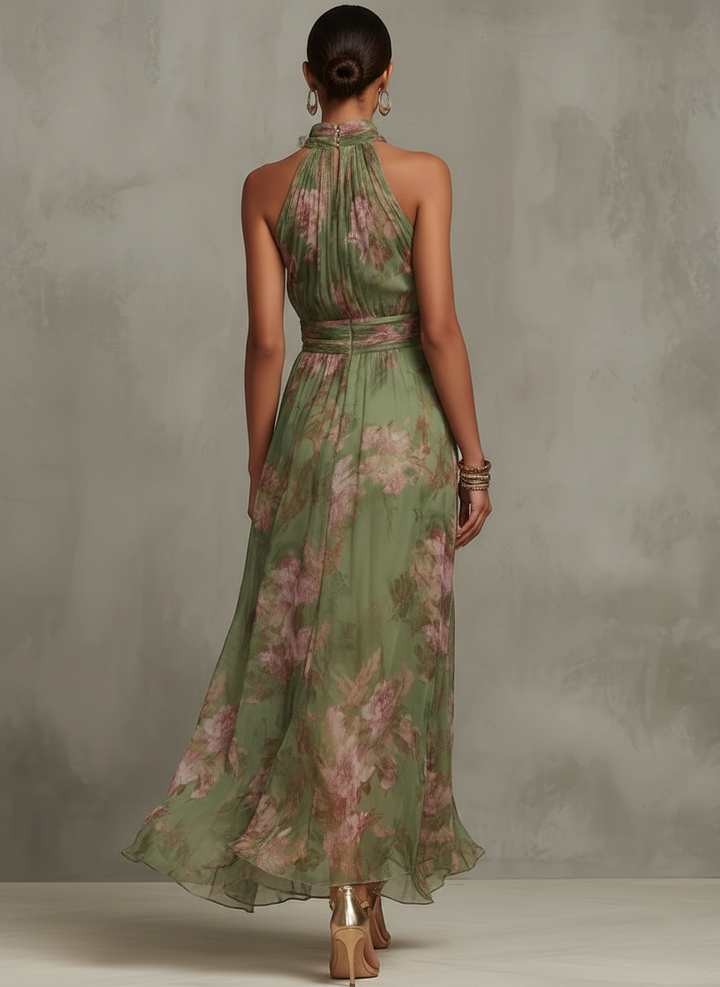 Agnès Paris | Robe Longue Élégante Florale Élise