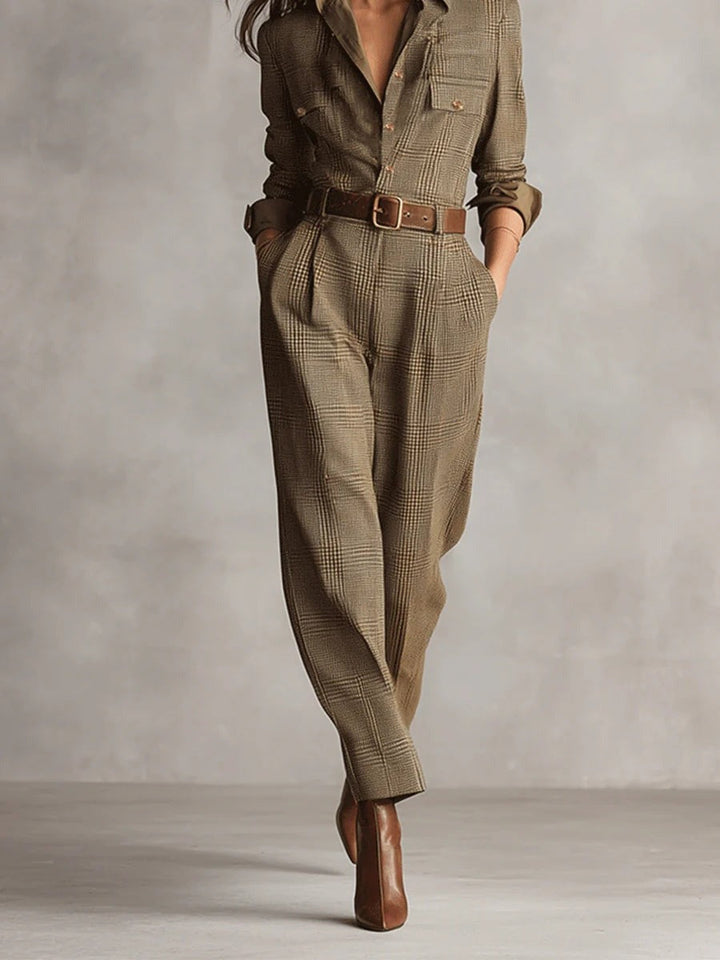 Agnès Paris | Ensemble Élégante Chic Marine