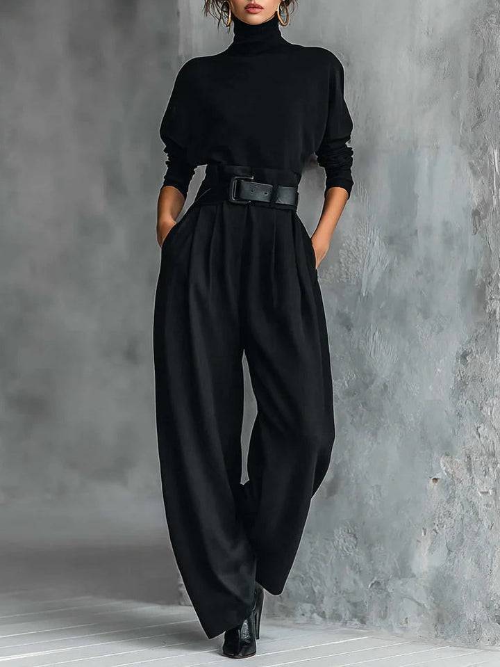 Agnès Paris | Ensemble Col Roulé et Pantalon Droit Cyrielle