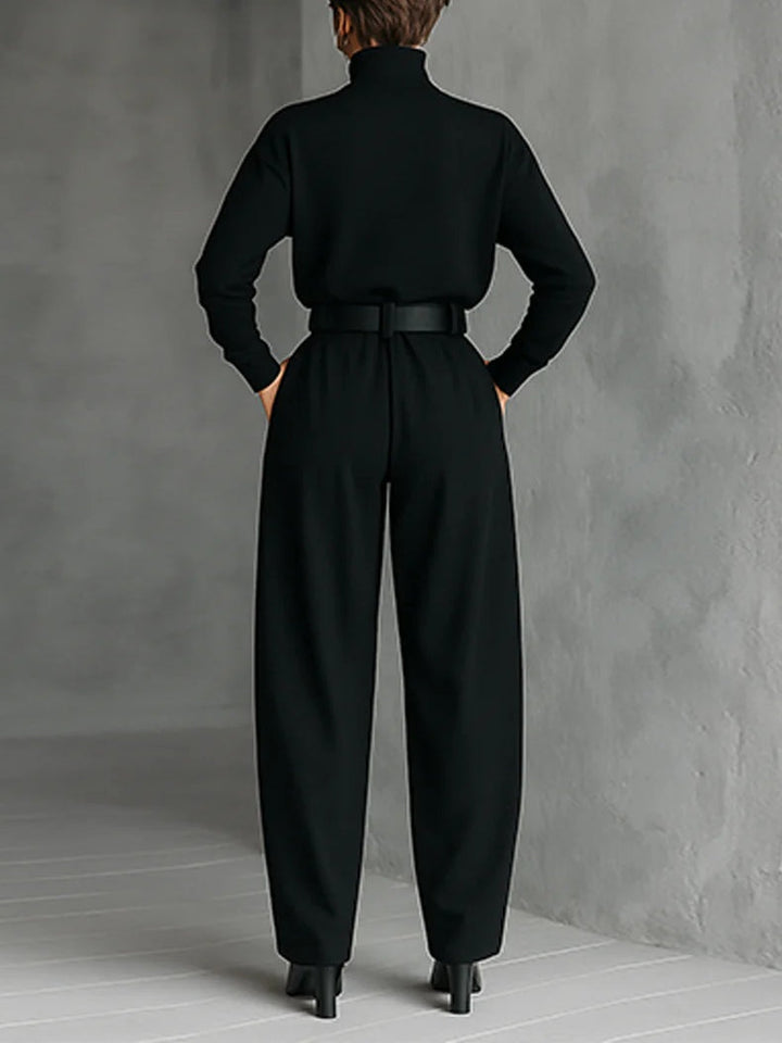 Agnès Paris | Ensemble Col Roulé et Pantalon Droit Cyrielle