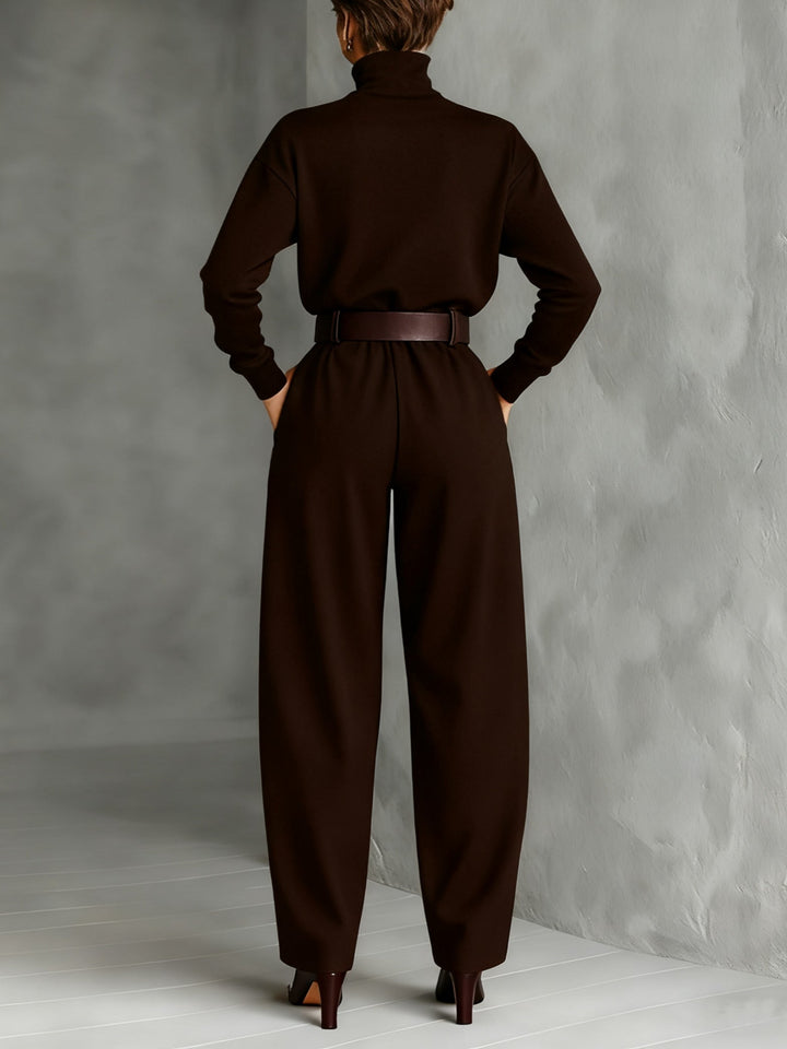Agnès Paris | Ensemble Col Roulé et Pantalon Droit Cyrielle