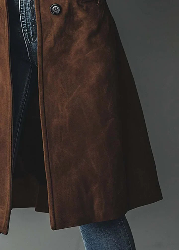 Agnès Paris | MANTEAU ÉLÉGANT À TEXTURE SUÉDÉE