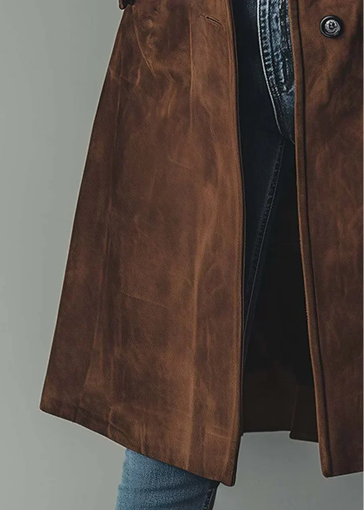 Agnès Paris | MANTEAU ÉLÉGANT À TEXTURE SUÉDÉE