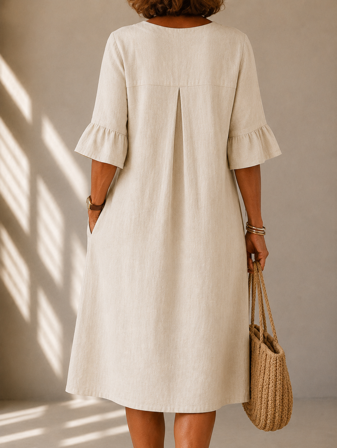 Agnès Paris | Robe Boutonnée Pli Creux Charlotte