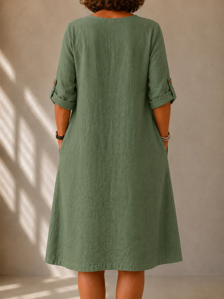 Agnès Paris | Robe Trapèze Poches Latérales Lucie