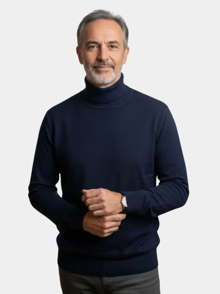 Agnès Paris | PULL EN MAILLE À COL ROULÉ POUR HOMME