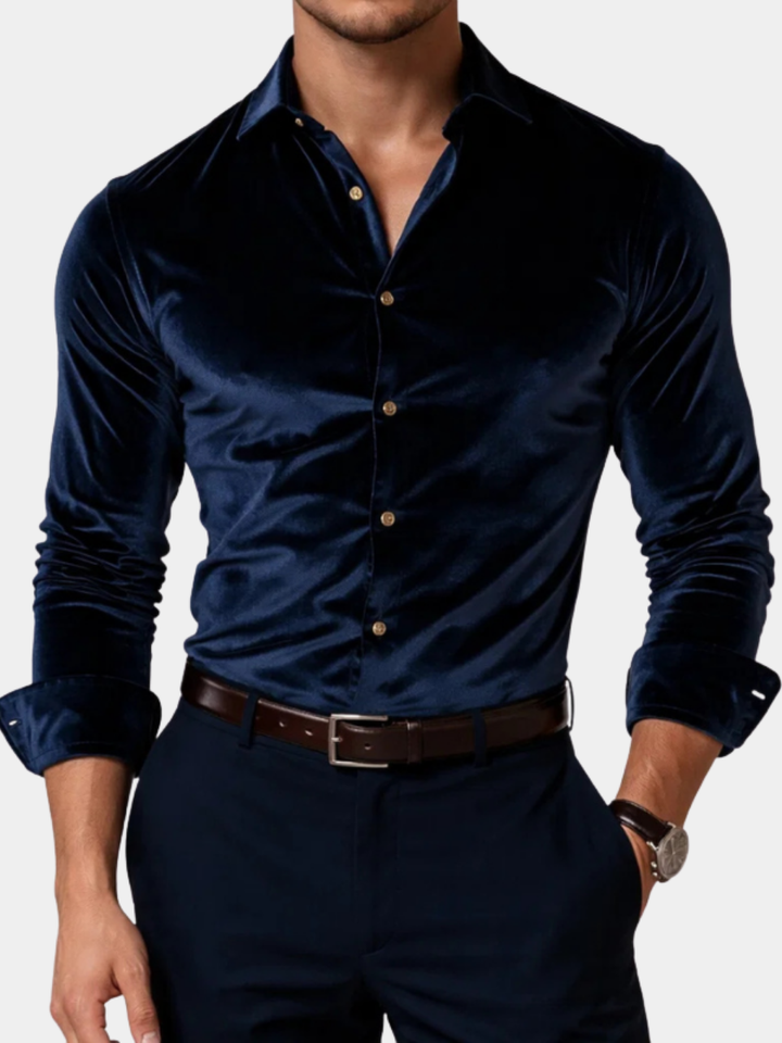 Agnès Paris | CHEMISE EN VELOURS POUR HOMME