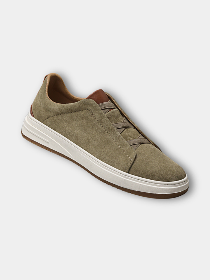 Agnès Paris | CHAUSSURES SLIP-ON EN DAIM POUR HOMME
